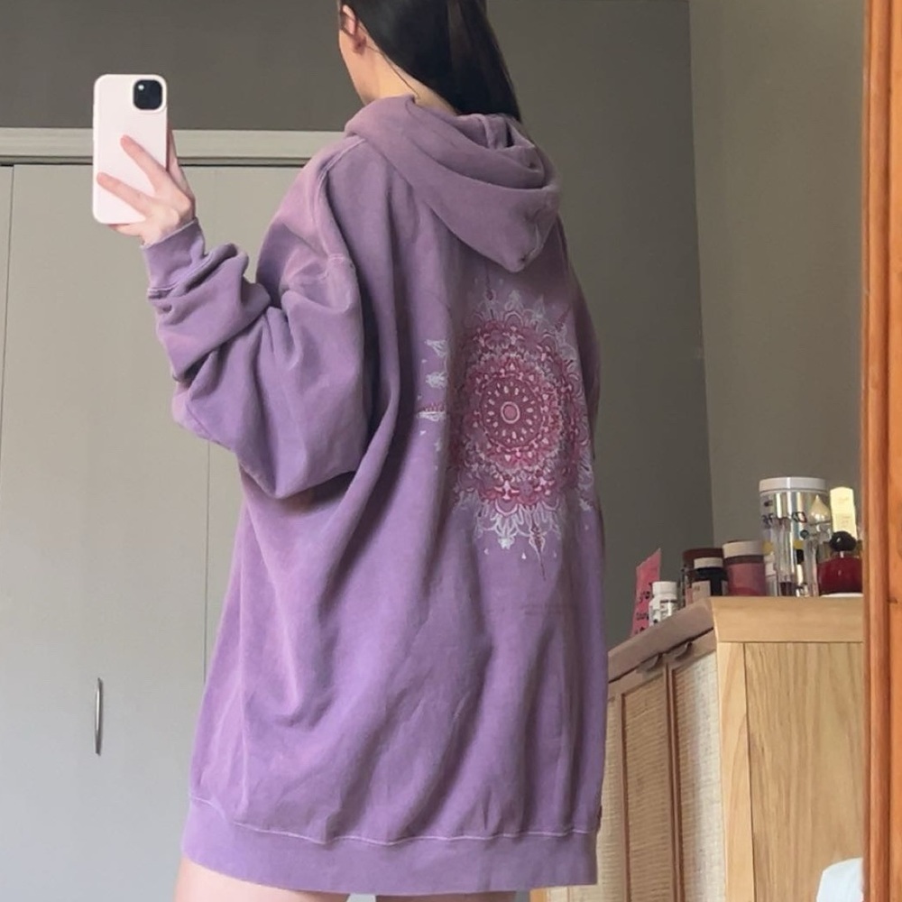 urban outfitters purple mandala hoodie